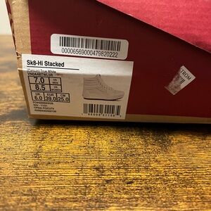 Vans Sk8-Hi Stacked Sneakers - True White